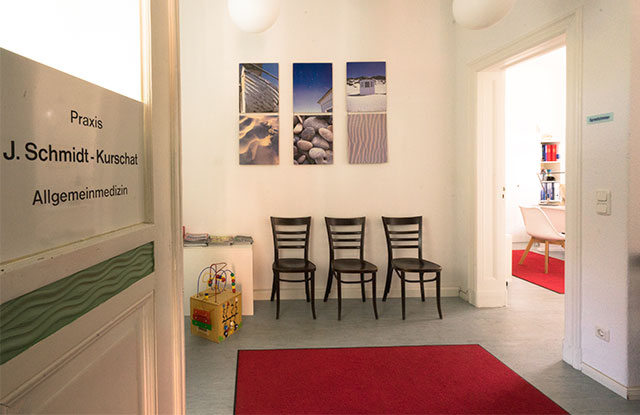 Wartebereich Praxis für Allgemeinmedizin Teltow